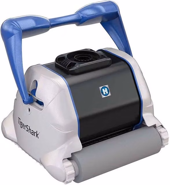 Robot per piscina Hayward Tiger Shark TS con spazzole Kanebo colore bianco