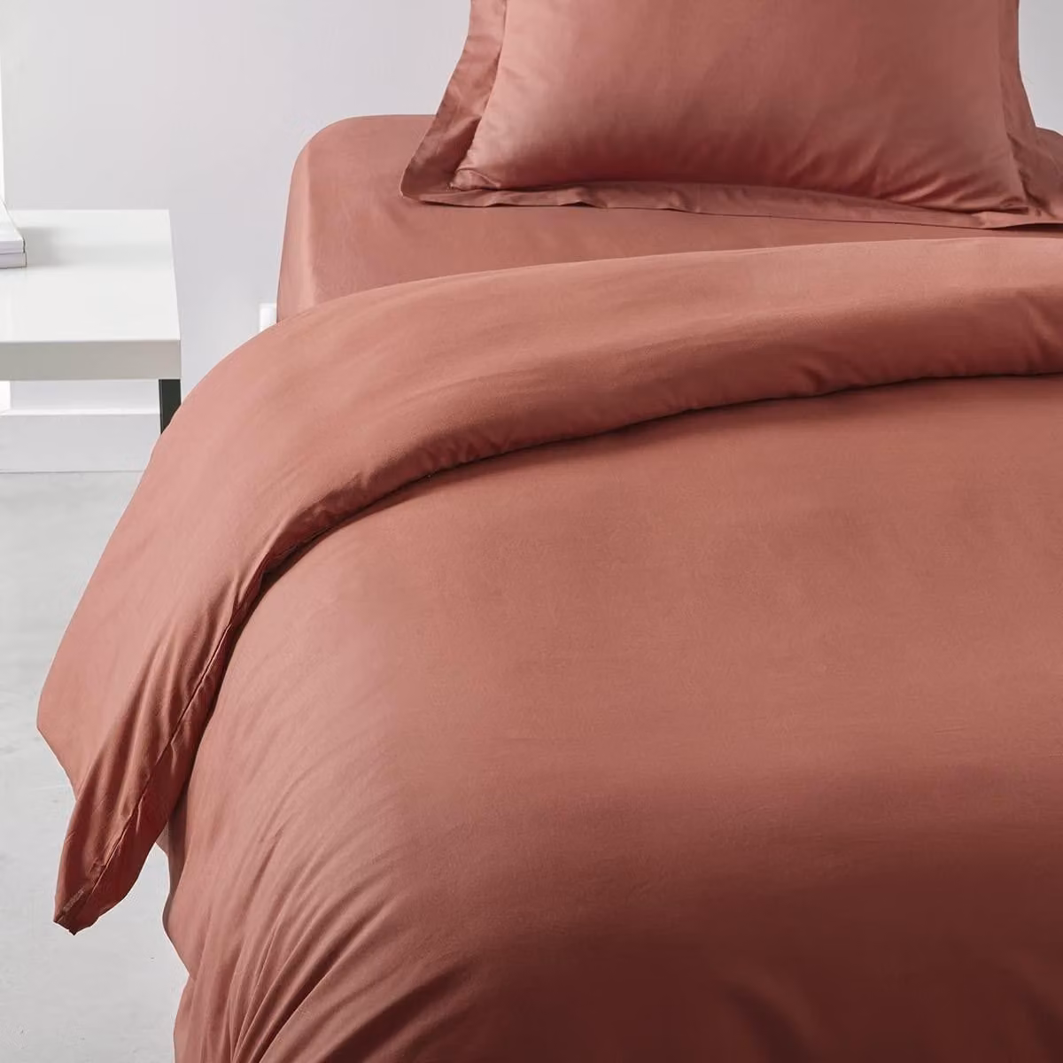 Omgoods - Copripiumino 140 x 200 cm - Terracotta