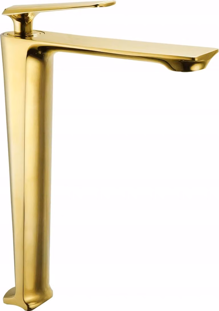 Mexen Ares rubinetto da lavabo alto, oro - 744110-50