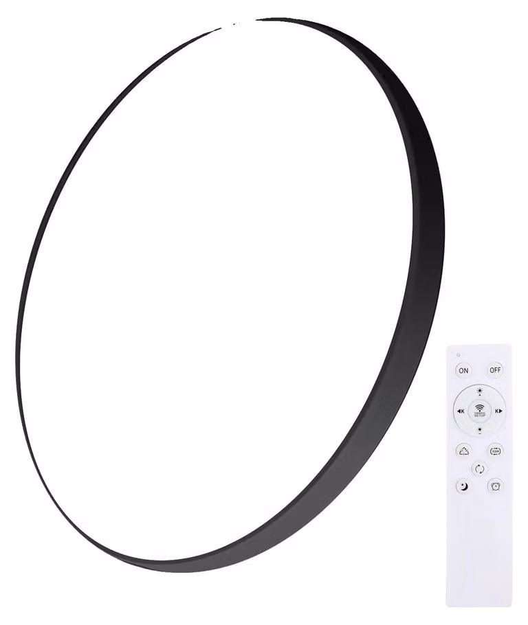 Plafoniera, controllo intelligente, LED dimmerabile, 1 pezzo, intercambiabile, BIANCO