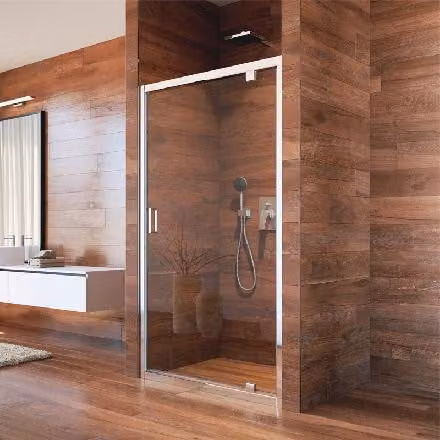 Mereo Lima - Porta doccia pivotante 900x1900 mm, cromo/vetro trasparente CK80923K