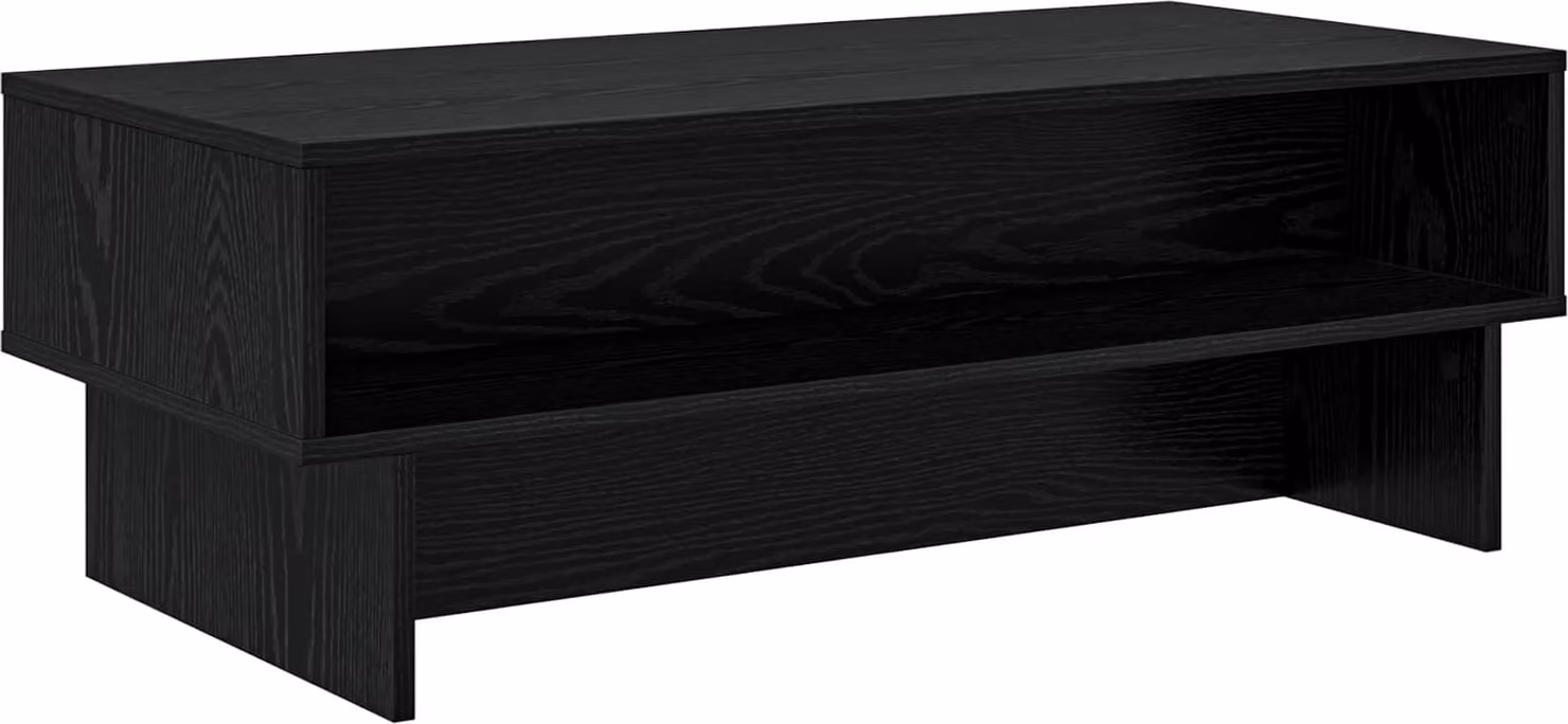Tavolino da salotto Rovere Nero 100 x 46 x 35 cm