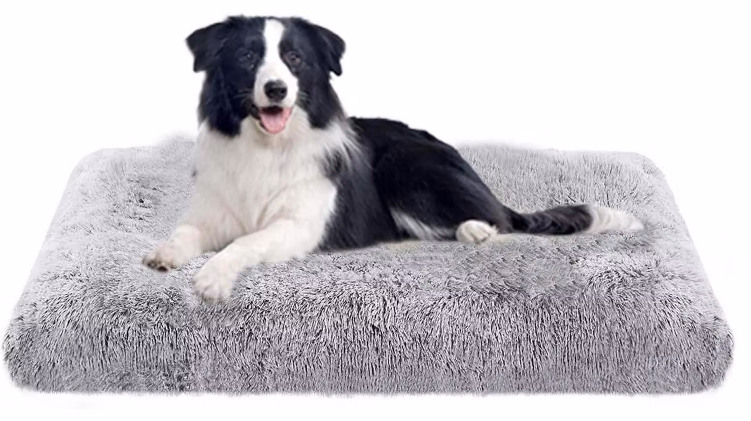 Cuccia per cani, morbida e confortevole, 94x63 cm, grigia, lavabile, adatta a cani di taglia media
