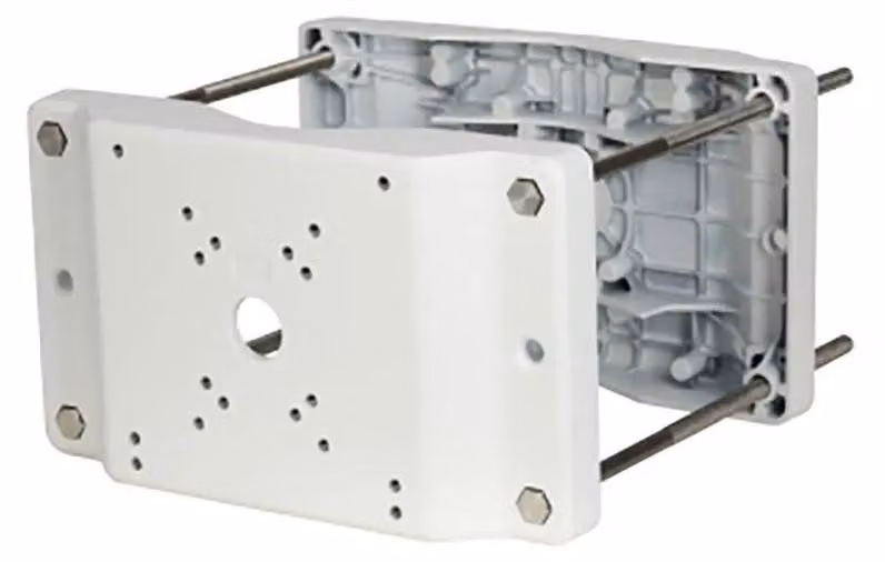 Dahua Technology Staffa per montaggio su palo per impieghi gravosi, per interni, bianco, Dahua, alluminio, acciaio inox, 30 kg, 359 mm