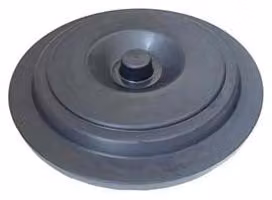 Coperchi Per Bidoni Con Maniglia Centrale Neri - lt.50 - 75