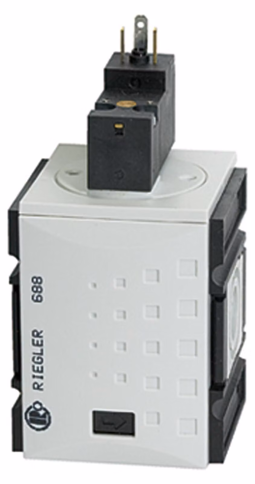 Valvola Riegler a 3/2 vie "FUTURA", a comando elettrico, 24 V DC, BG 1, G 1/4