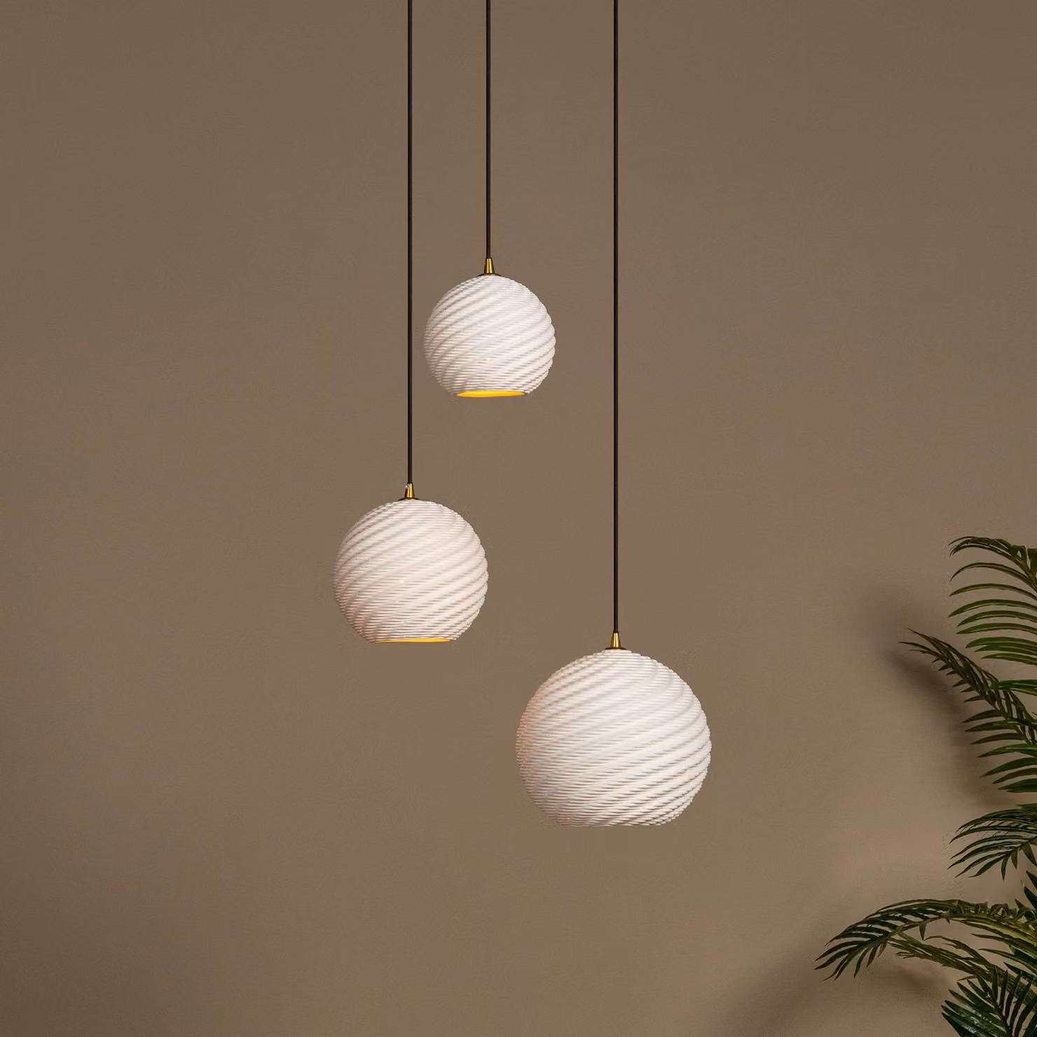 Lucide Lampada a sospensione Bina, dimmerabile, Bianco / Opale, Soggiorno / Sala da pranzo, Ceramica, Moderno, Lampada a sospensione