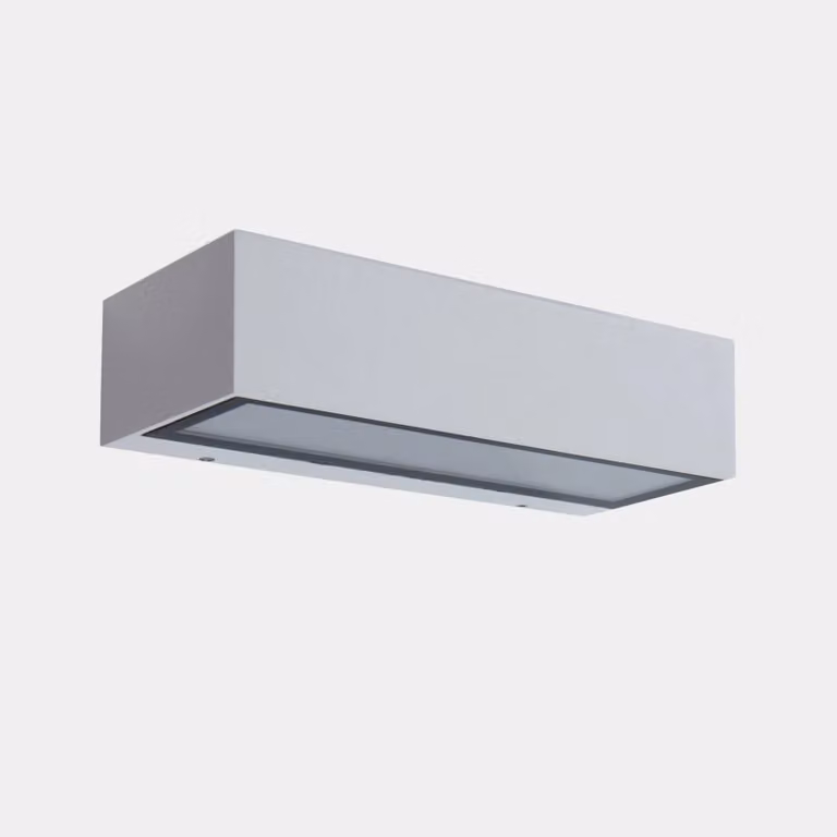 LEDS-C4 Applique da esterni a LED Nemesis, Bianco / Opale, Alluminio, Moderno, Applique LED da esterni