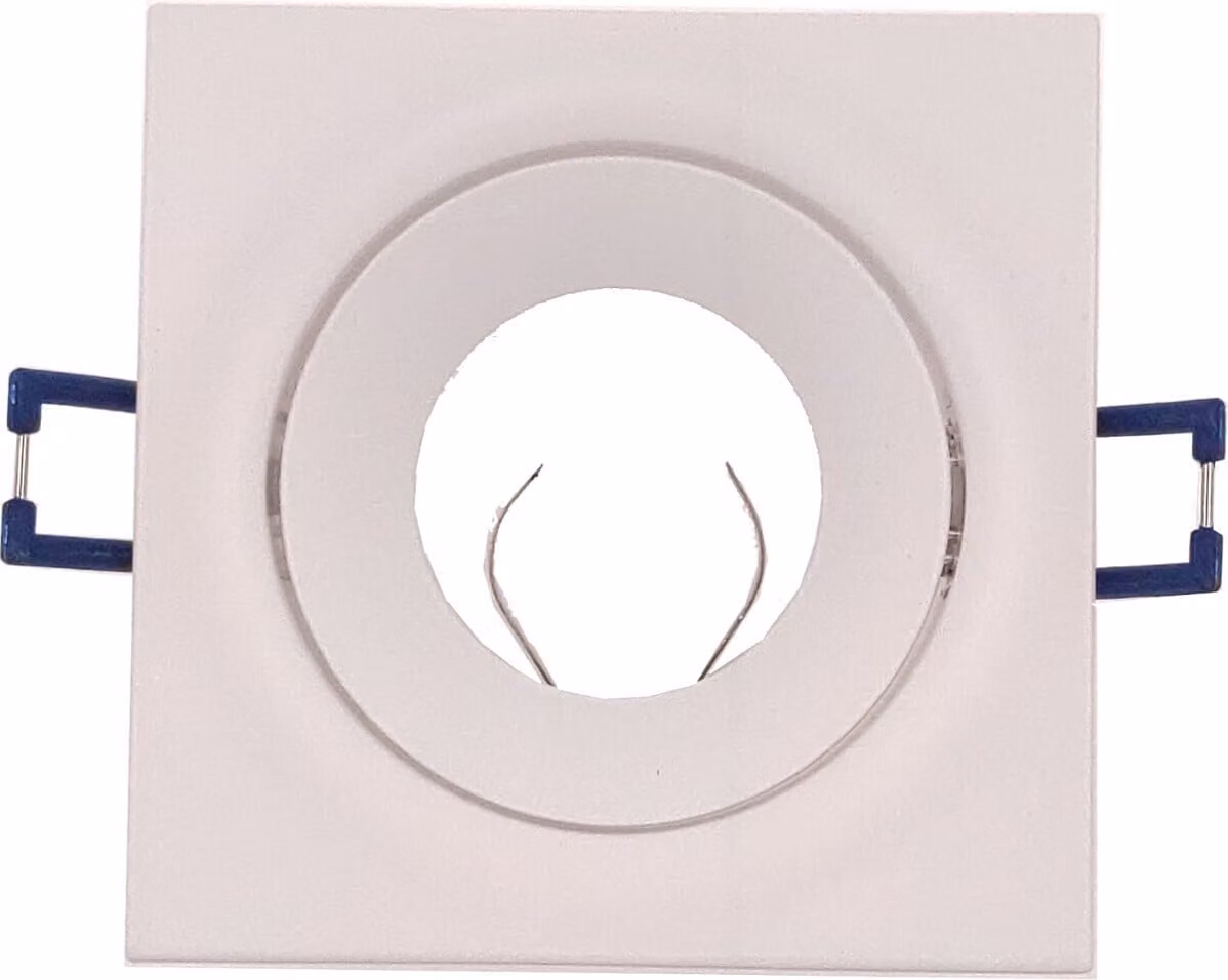 Faretto da incasso mobile bianco quadrato GU10 ID-1012 Idealed