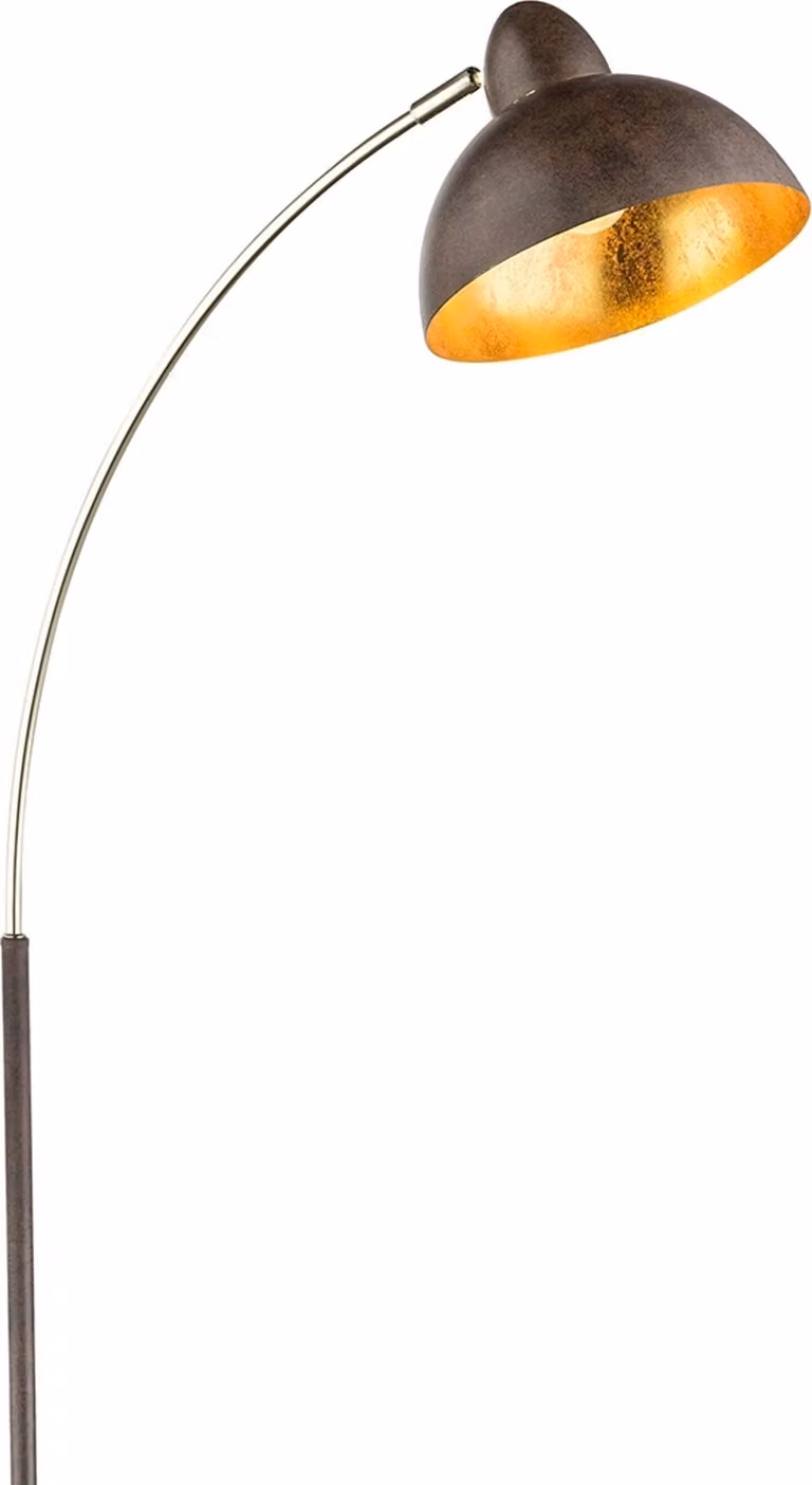 Globo Lighting lampada da terra in metallo color ruggine, 1x E27