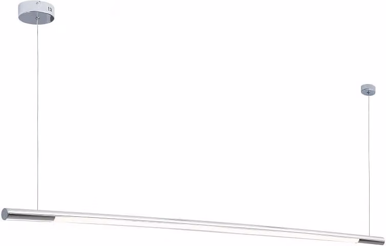 Lampadario a LED ORGANIC cromato 26W, bianco caldo, 2210 lm, metallo, dimensioni: 150x150x2 cm, IP20, Maxlight