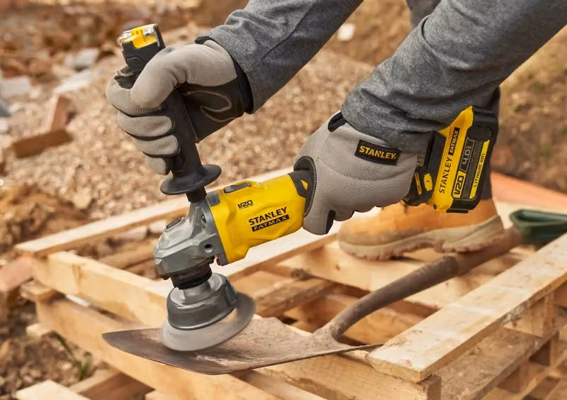 Stanley FatMax V20 SFMCG710M1T-QW Smerigliatrice Angolare Brushless 18V con 1 batteria da 4Ah e valigetta Pro-Stack Gialla – 2