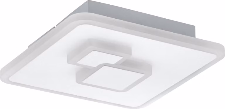 Plafoniera Moderna Cadegal Acciaio Bianco Luce Led Integrato 7,8W