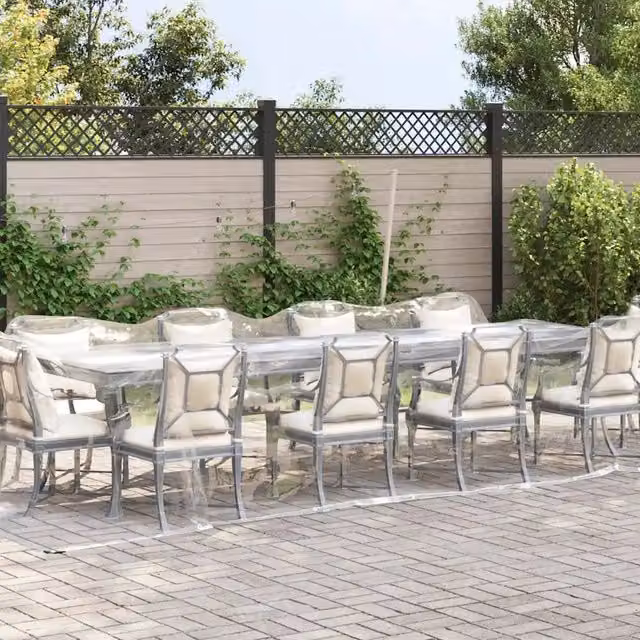 Telone Trasparente con Occhielli 3x12 m in PVC 4018605