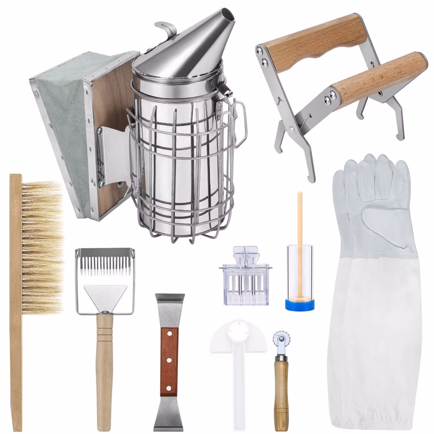 Kit per principianti nell'apicoltura – Set di 10 utensili per api