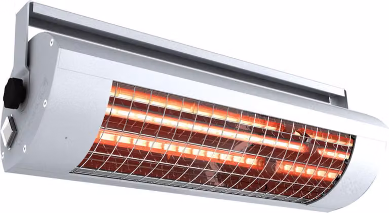 Riscaldatore radiante a infrarossi1400 Watt Eco+ Con interruttore a strappo (nano antracite)