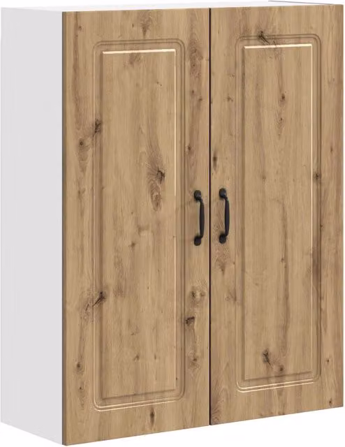 Moderno mobile da cucina rettangolare con ampio spazio di archiviazione 80 x 31 x 100 cm in legno ingegnerizzato rovere artigianale 02_0053832