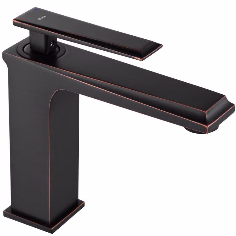 Rubinetto da Lavabo Rea Romano Old Black Low