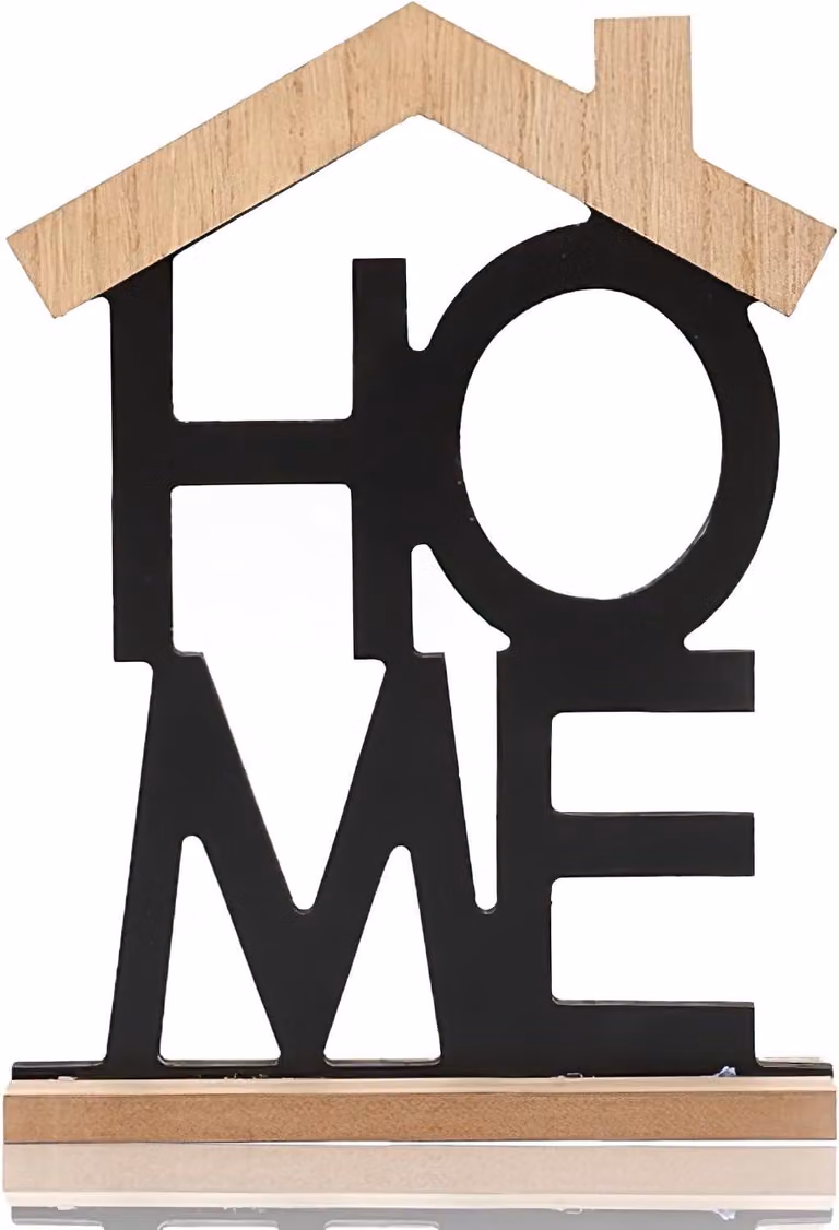 Decorazione in legno, stile rustico moderno, contenitore cavo, organizer da scrivania