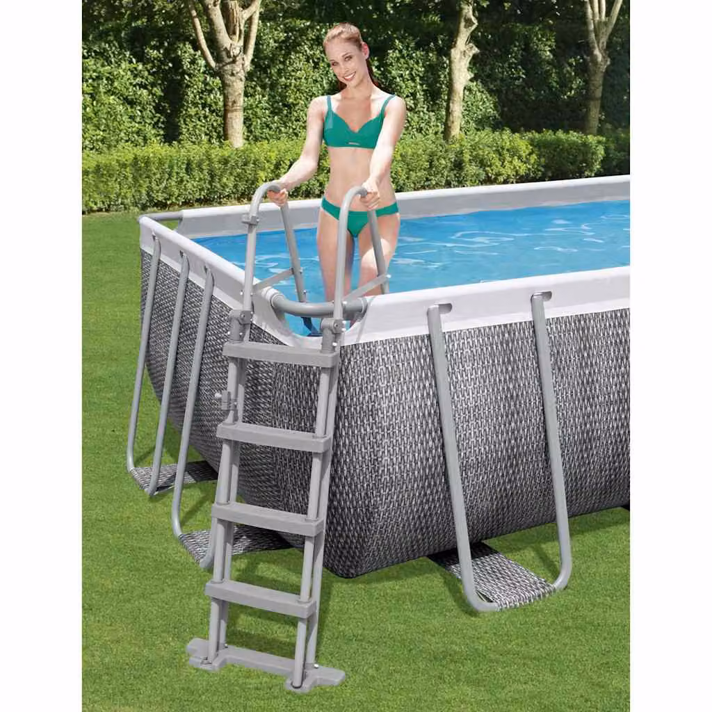 Bestway Scaletta per Piscina Flowclear a 4 Gradini 122 cm