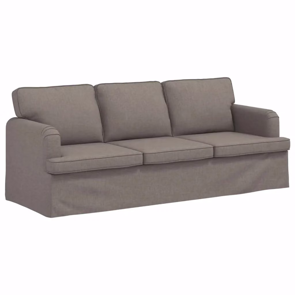 vidaXL Divano Talpa Moderno in Tessuto con Rivestimenti Rimovibili L: 201 cm, P: 80 cm, H: 85 cm – 2