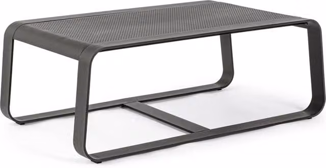 Tavolino da Esterno 105x62x38h cm in Alluminio Merrigan Antracite