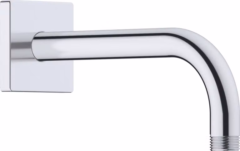 Bras de douche Duravit, rosace carrée, 210mm, chrome brillant, UV0670036010, UV0670036010