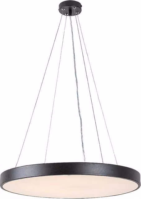 Plafoniera LED 60W dimmer telecomando Tesia Rabalux nera