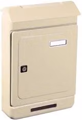 Cassetta postale con tettuccio UNOT colore beige L: 26,3 cm, P: 7 cm, H: 39,5 cm