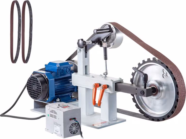 SucceBuy 1500W levigatrice a nastro levigatrice a disco 1 fase in 3 fasi per officina e garage levigatrice