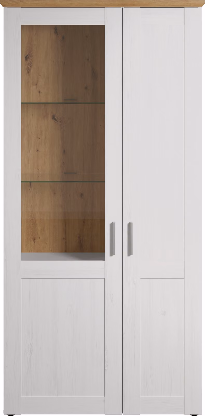 Calicosy - Vetrina a 2 ante di cui una con vetro temperato L95 cm - Shade