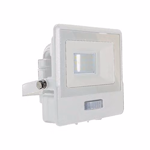 Faro LED Chip Samsung 10W con Sensore PIR Colore Bianco 6400K IP65