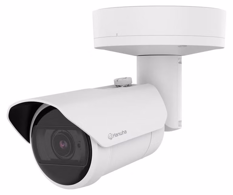 Hanwha XNO-A9084R, Telecamera IP di sicurezza, Interno ed esterno, Cavo, 120 dB, Soffitto/parete, Bianco