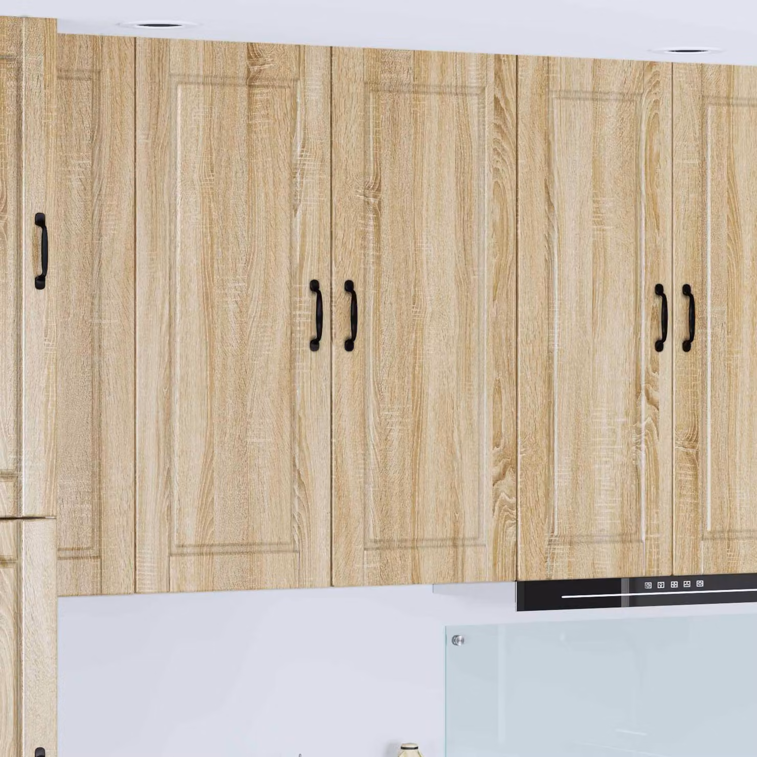Armadietto a muro vidaXL PORTO moderno in Rovere Sonoma marrone L: 40 cm, P: 31 cm, H: 100 cm