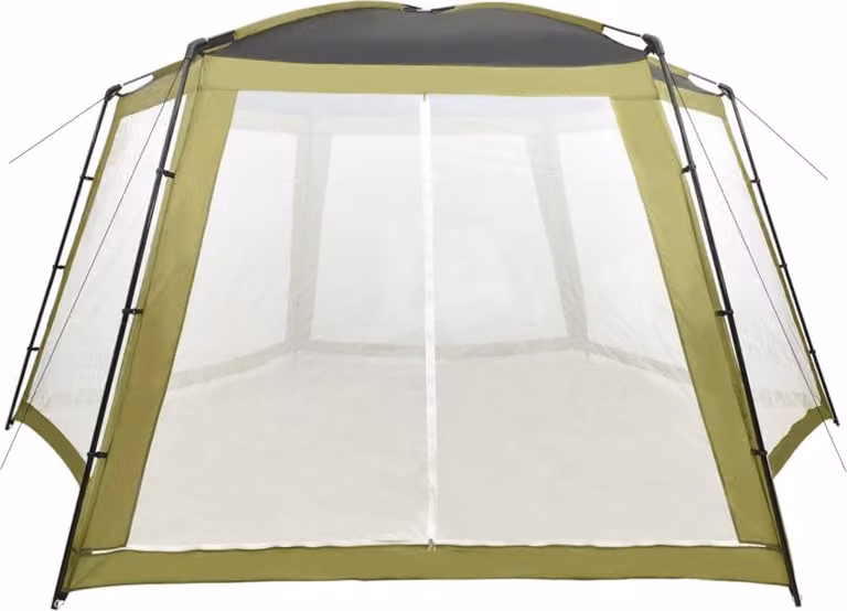 Tenda per Piscina in Tessuto 660x580x250 cm Verde