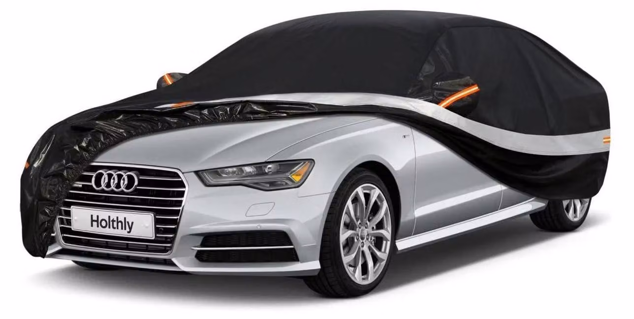 Copertura protettiva impermeabile per Audi A6/S6 (2004-2024), con 10 strati, ideale per la copertura completa in garage, protegge da polvere e raggi UV