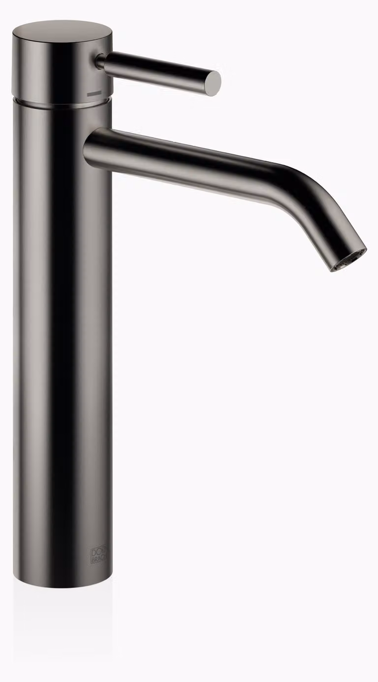 Dornbracht META Mitigeur monocommandé pour lavabos avec pied surélevé, sans garniture d'écoulement, saillie 165mm, 33539660-99, 33539660-99