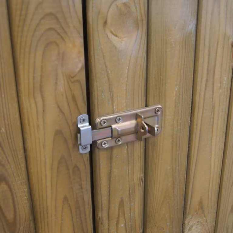 vidaXL Capanno per attrezzi in legno di pino 85×48×177 cm