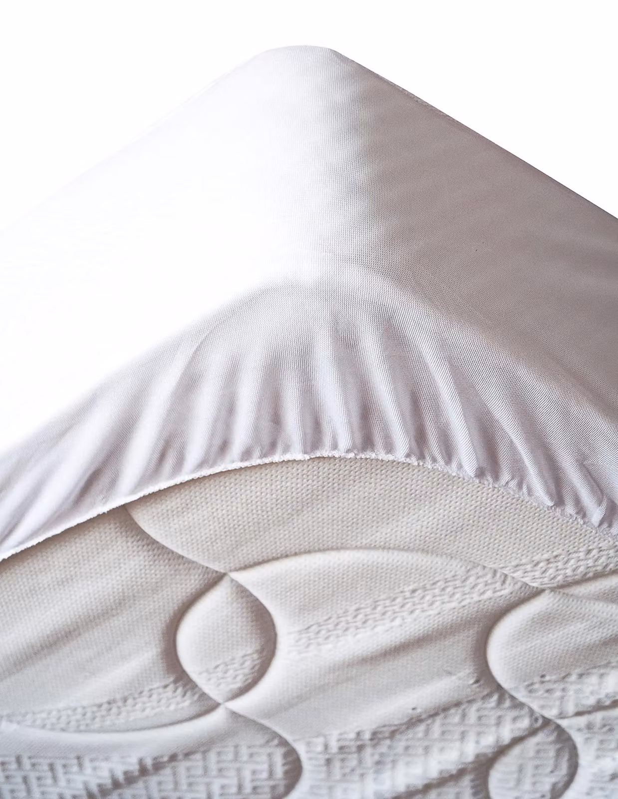 Coprimaterasso 140x190 cm, bianco, impermeabile, traspirante, ipoallergenico