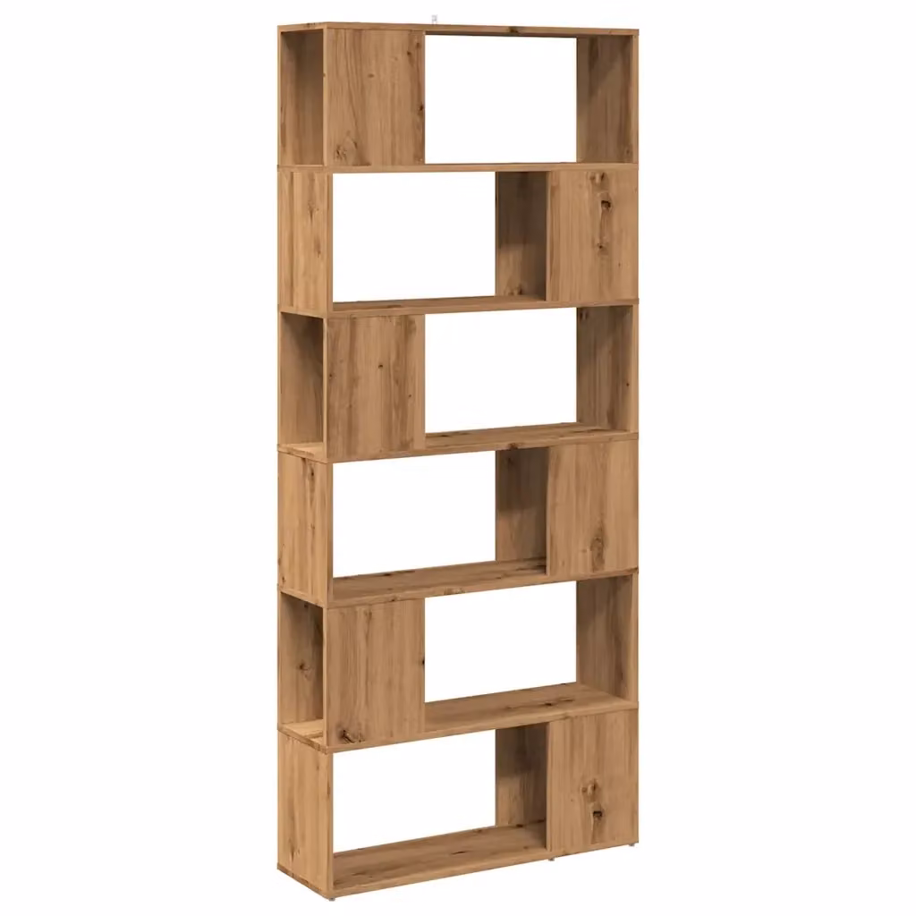 Libreria Divisorio Design Mania in Legno e MDF, Colore Marrone, L 80 cm x P 24 cm x H 186 cm – 2