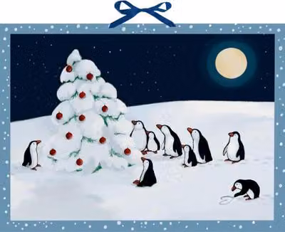 Natale con i pinguini