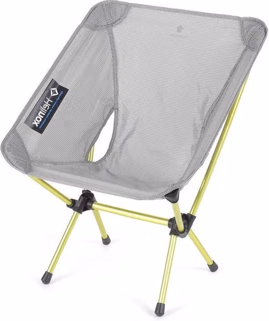 Sedia Helinox Chair Zero ultra leggera e compatta in colore grigio da 0,6 kg