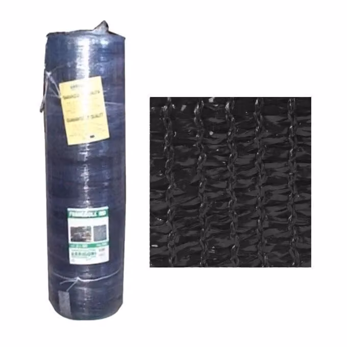 Rete ombreggiante frangivista T-Rex 01769 in polietilene HDPE nero, semi-trasparente, L: 200 cm x P: 100 m – 2