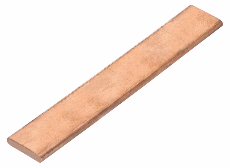 Striscia piatta in rame, dimensioni 15,2 x 2,5 cm, spessore 0,5 cm, 1 pezzo