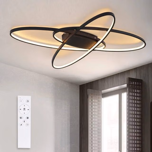 ZMH Lampada da soffitto plafoniera LED dimmerabile telecomando moderna per soggiorno corridoio