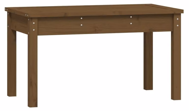 Panca da giardino in legno massello di pino, dimensioni 80 x 44 x 45 cm