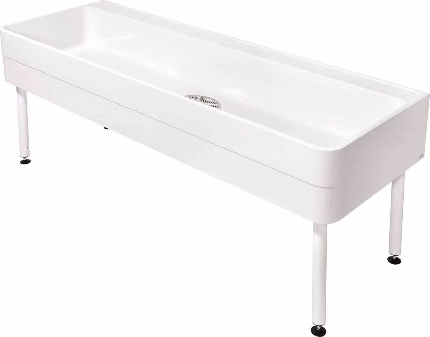 Lavello da lavoro KWC AR, SIRIUS, MIRANIT, 2000x800x700 mm, struttura a U, sifone per fango
