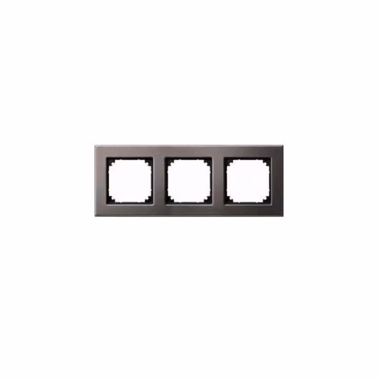 Telaio in metallo M-PLAN, a 3 ante, grigio rodio