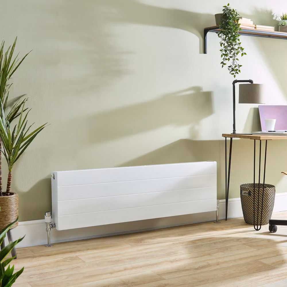 Radiatore Convettore Orizzontale Bianco a Piastra - Tipo 22 - 400mm x 1400mm - Alora
