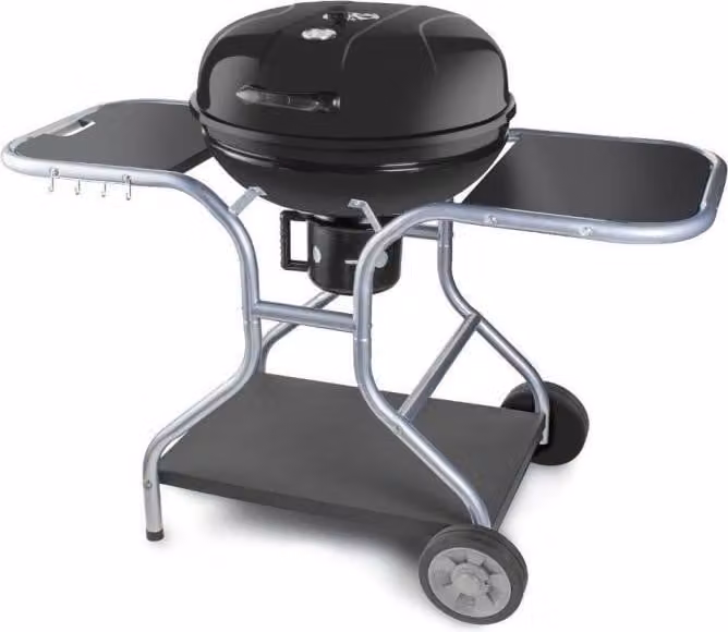 Barbecue a carbonella, Fieldmann FZG 1014, superficie di cottura 54 cm, 126 x 62 x 90 cm, con termometro, struttura in metallo